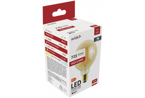 LED Filament Birnenform G95 7W Dimm/Bernstein E27 WW