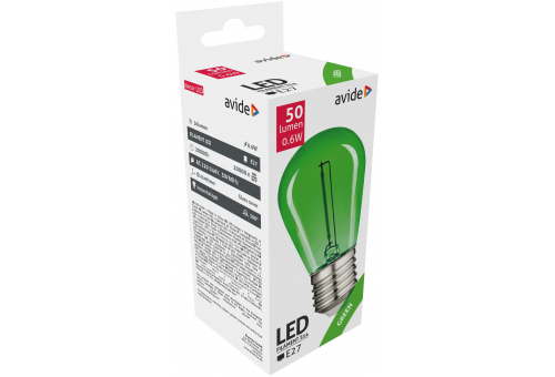 Dekor LED Filament Lichtquelle 0.6W E27 Grün