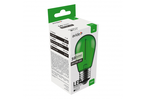 Dekor LED Filament Lichtquelle 1W E27 Grün