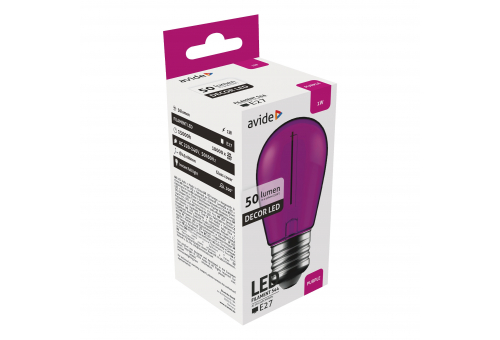 Dekor LED Filament Lichtquelle 1W E27 Lila