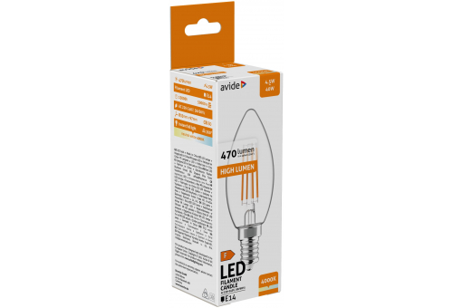 LED Filament Kerzenform 4.5W E14 NW