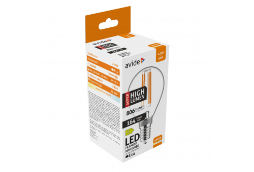 LED Filament Mini Birnenform 4.9W E14 NW 4000K Super Hohe Lichtausbeute