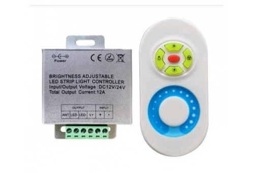 LED Streifen 12V 144W Dimmer 5 Tasten RF Fernbedienung und Controller