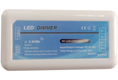 LED Streifen 12V 144W Dimmer 4 Zone Controller