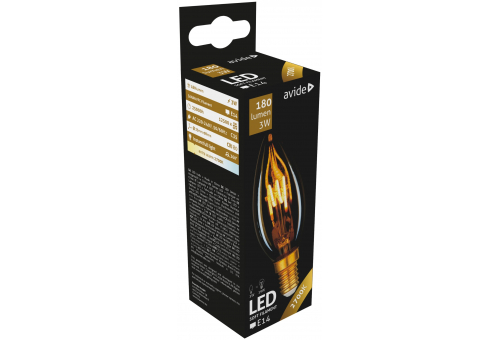 LED Soft Filament Kerzenform 3W E14 EW