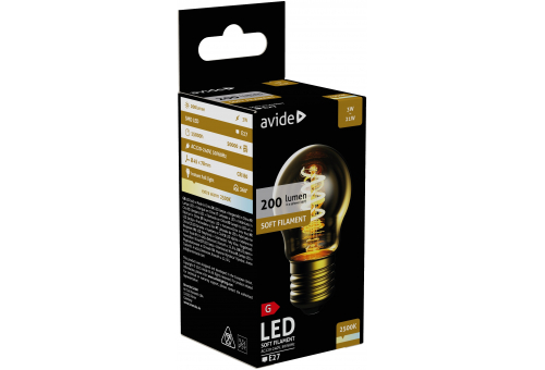 LED Soft Filament Mini Birnenform 3W E27 EW