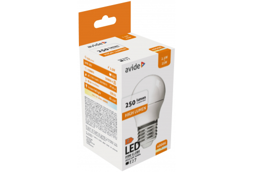 LED Birnenform Mini G45 2.5W E27 NW