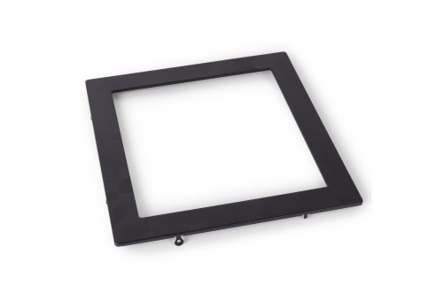 Avide Alu Panel Frame Black square, for 18W recessed ALU panel