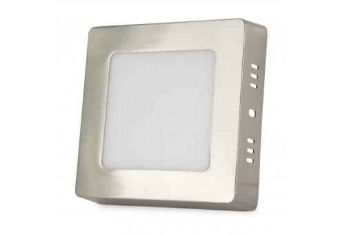 LED Wandmontierbar Rechteckig Deckenleuchte Alu Satin Nickel 6W NW 4000K