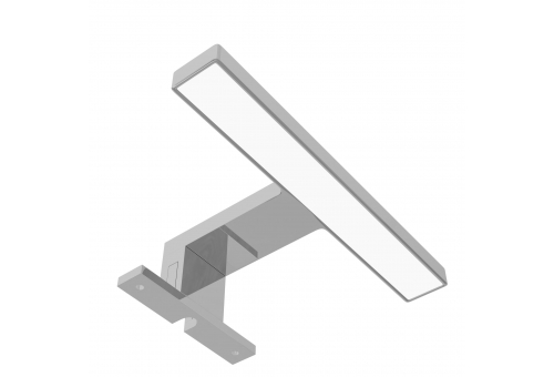 Avide LED Mirror Lamp Square Chrome Plastic 180mm NW 4000K 3.5W IP44