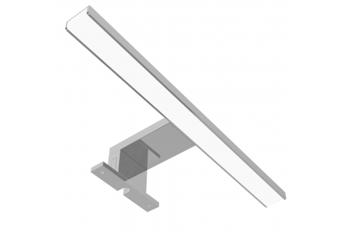 Avide LED Mirror Lamp Square Chrome Alu 300mm NW 4000K 5W IP44