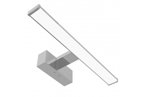 Avide LED Mirror Lamp Square Chrome Alu 400mm NW 4000K 8W IP44