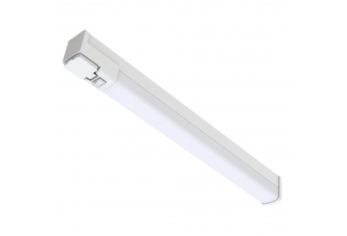 Avide LED Mirror Lamp with Socket Square White Alu 665mm NW 4000K 15W IP44