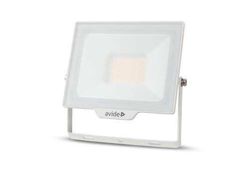 Avide LED Frosted Flood Light Slim SMD 30W NW 4000K White