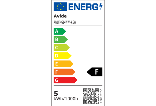 Avide LED White Filament Mini Globe 4.5W E14 WW 2700K